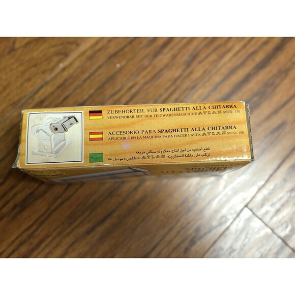 MARCATO CAPELLI D’ANGELO 1mm PASTA MAKER ATTACHMENT Made in Italy OPEN BOX - Picture 2 of 4